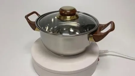 Newest Titanium Cookware Stainless Steel Non Stick Mini Saucepan with Wooden Handle