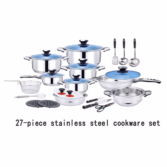 Stainless Steel Pots and Pans Tri