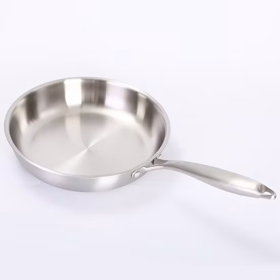 Stainless Steel Saucepan Stainless Steel Casserole Pot Cooking Pot with Lid Cookware Tri